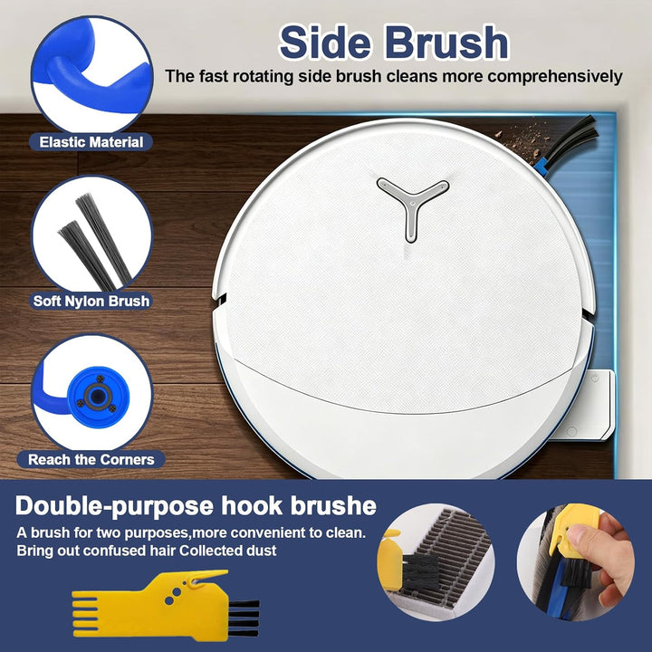 Zubehör für ECOVACS DEEBOT T90 Omni/T90 PRO Omni/X12 PRO Omni Roboterstaubsauger Ersatzteile 23er-Pa