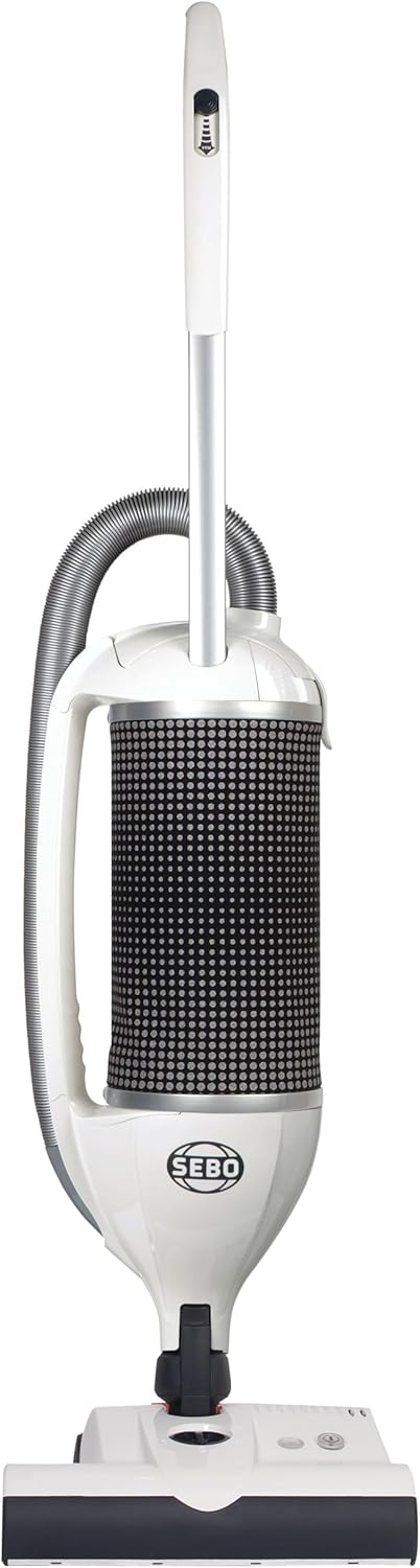 Sebo Felix 2 Premium Pearl Bürststaubsauger, Kunststoff, Weiss, Schwarz, 122.00 x 37.00 x 15.00 cm,