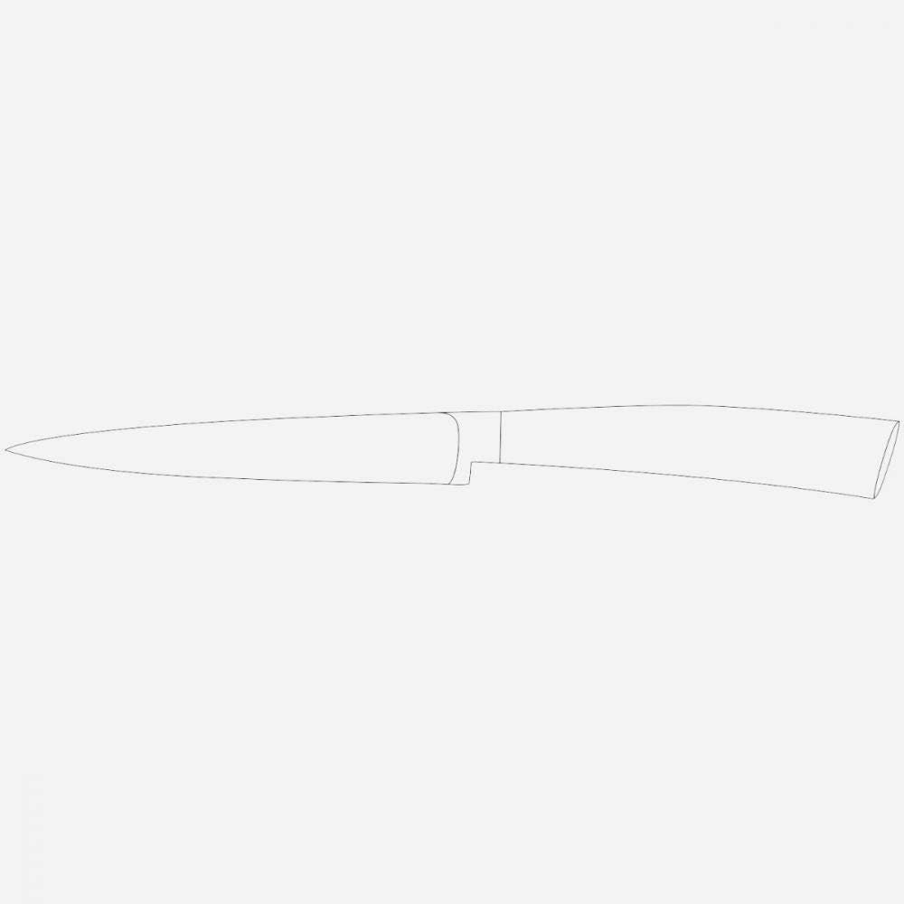 Van Berkel - Filetiermesser - Elegance Serie | Klingenlänge: 21 cm | Griff: Schwarz Glanz|*Blisterve
