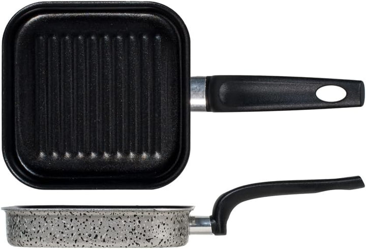 Home Grill, Aluminium, White, No Size Grillpfanne 14,5 cm, Grillpfanne 14,5 cm