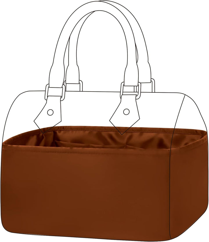DGAZ Handtasche Tasche Organizer, Seide Innentaschen für LV Speedy Nano/20/25/30/35/40/45 Tasche, Le