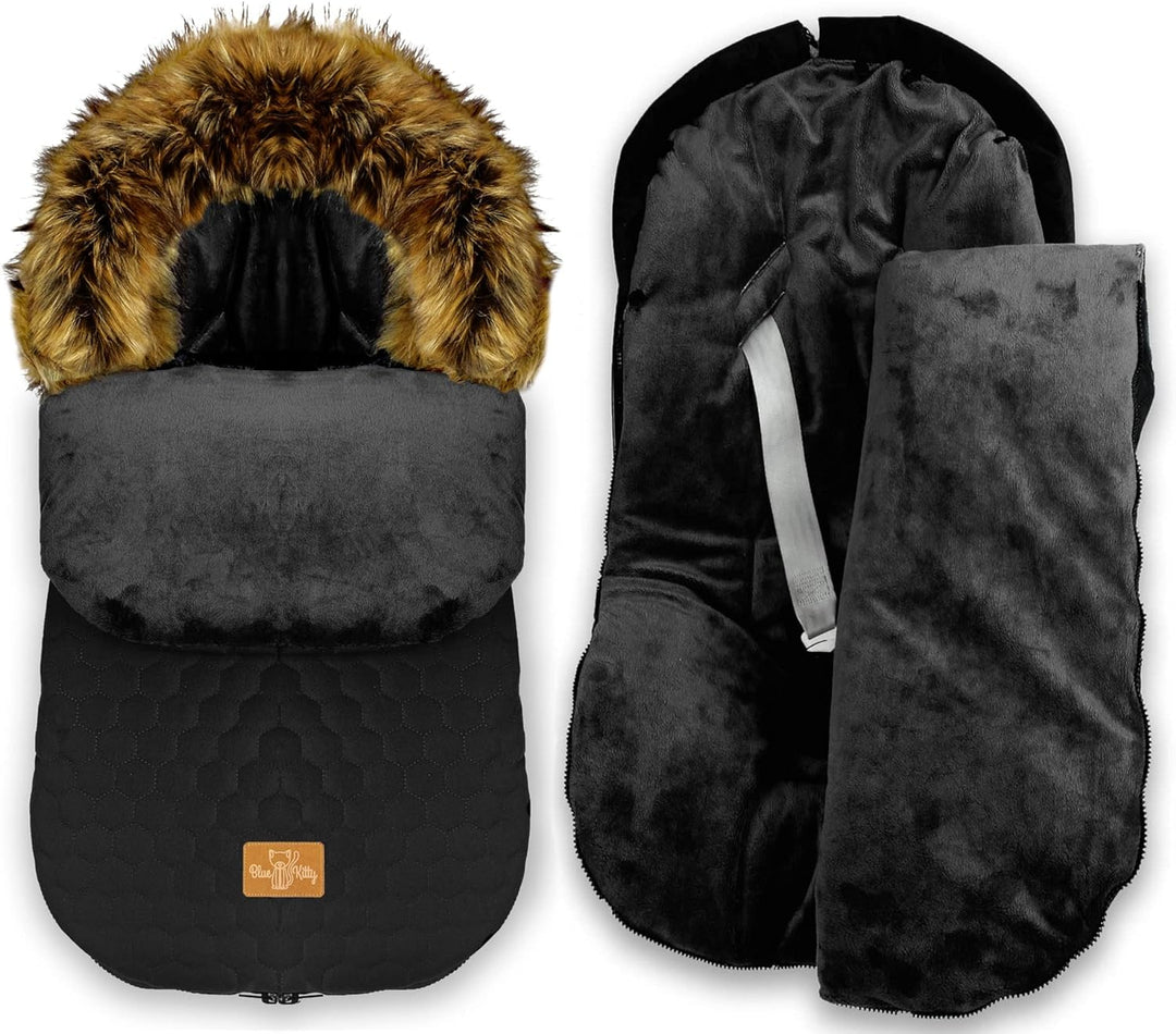 BlueKitty Fusssack 0-16 kg, Winterfusssack, Schlafsack, Schlitten, Footmuff, Kinderwagensack, Wasser
