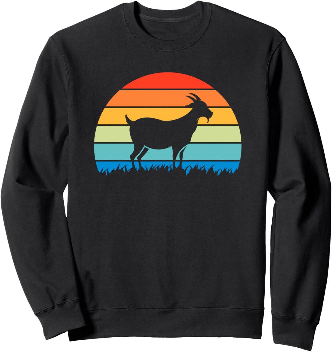 Retro Ziege Sweatshirt