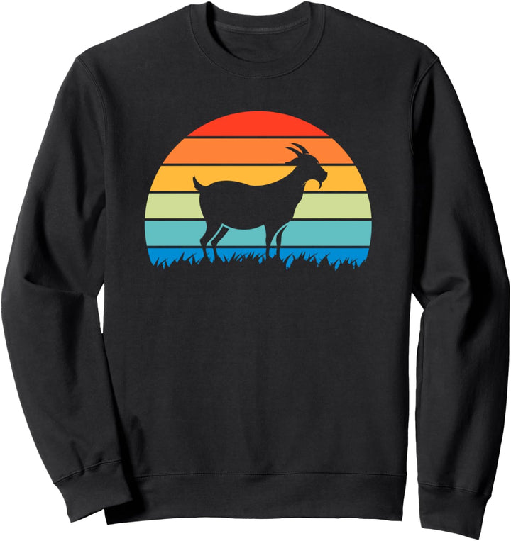 Retro Ziege Sweatshirt