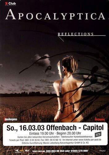 Apocalyptica - Reflections, Frankfurt 2003 » Konzertplakat/Premium Poster | Live Konzert Veranstaltu