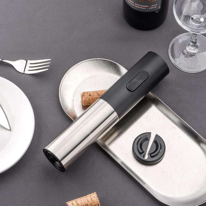 CIRCLE JOY Elektrischer Korkenzieher, Automatischer WeinöFfner, Batteriebetriebener Motorisierter We