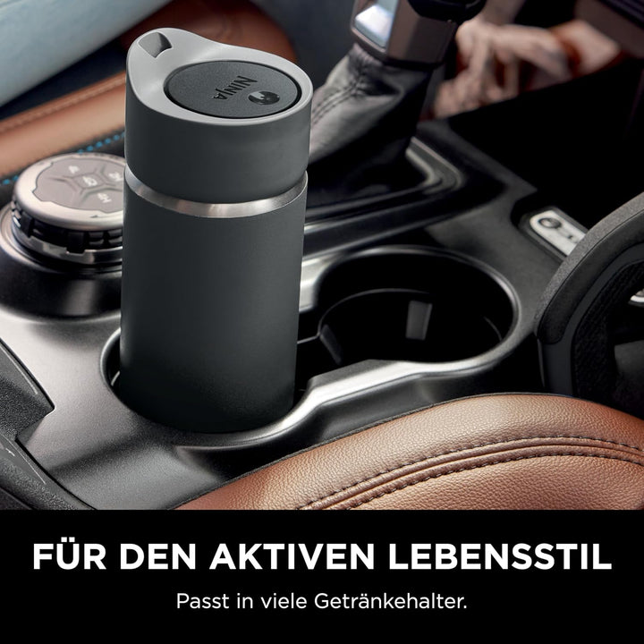 Ninja 400 ml Sip Perfect Trinkflasche für Heissgetränke, BPA-frei, spülmaschinenfest, Thermosflasche
