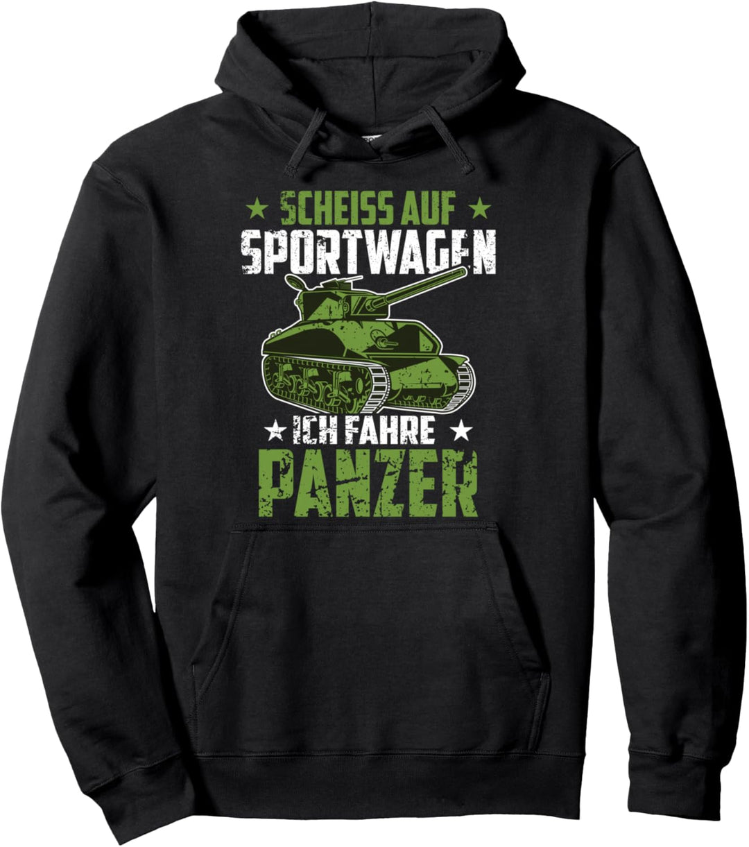 Panzer Soldat Bundeswehr Tank Lustiger Spruch Geschenk Pullover Hoodie