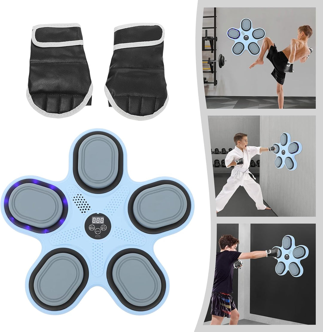Music Boxing Machine LED Bluetooth Boxmaschine mit Musik Wandmontage Tragbare Mit Display und Handsc