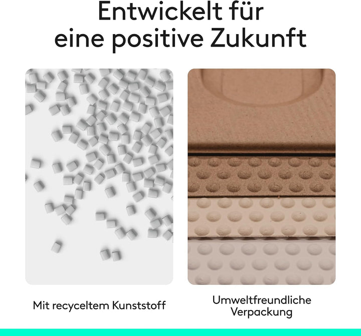 Logitech Lift Vertikale Ergonomische Maus, Kabellos, Bluetooth oder Logi Bolt USB-Empfänger, Leise K