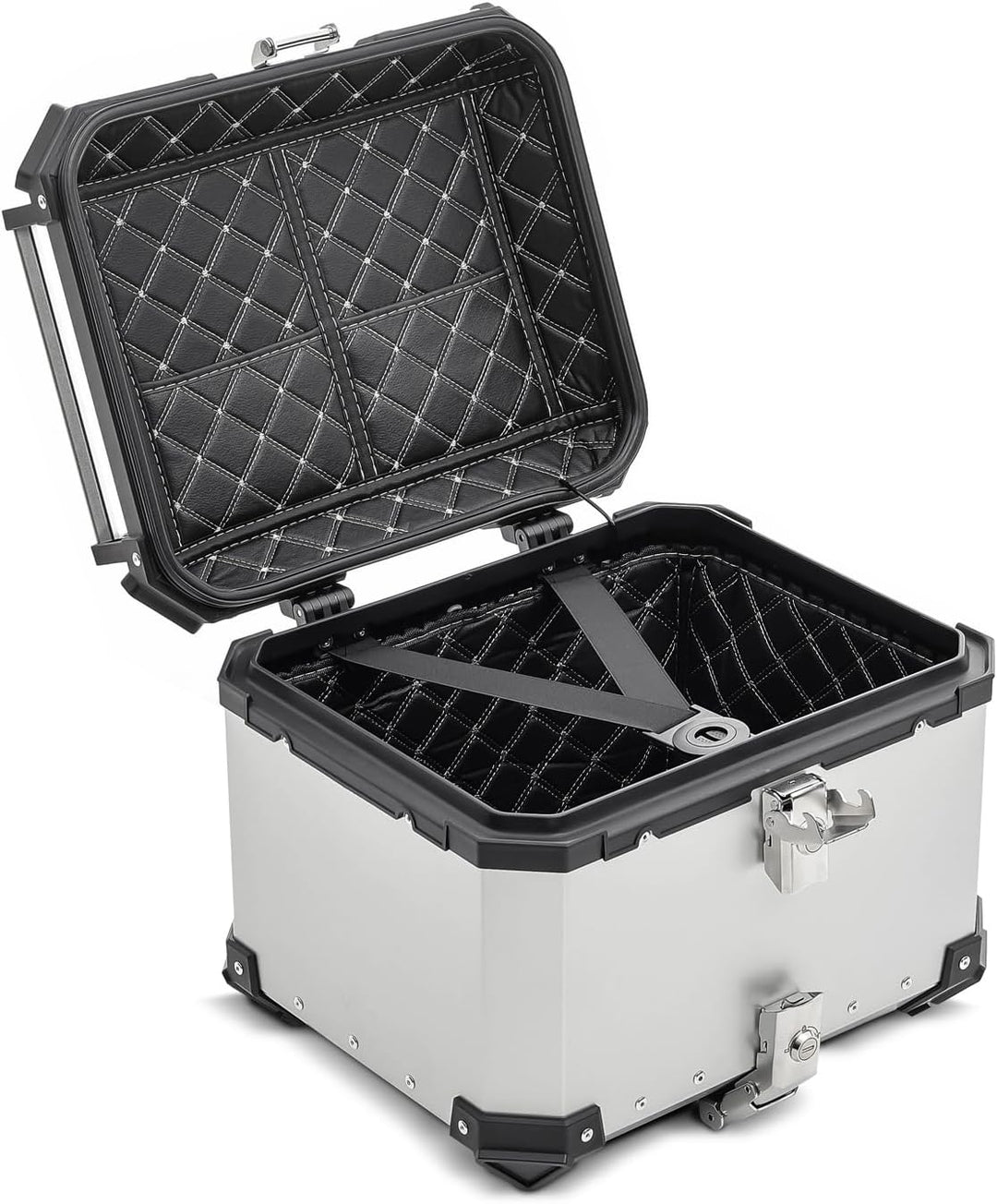 Alu Topcase für BMW R 1200 GS / Adventure Aluminium Bagtecs XB45 silber