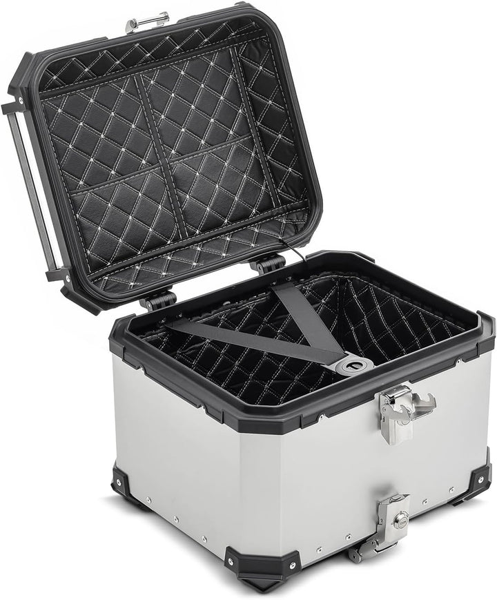 Alu Topcase für BMW R 1200 GS / Adventure Aluminium Bagtecs XB45 silber