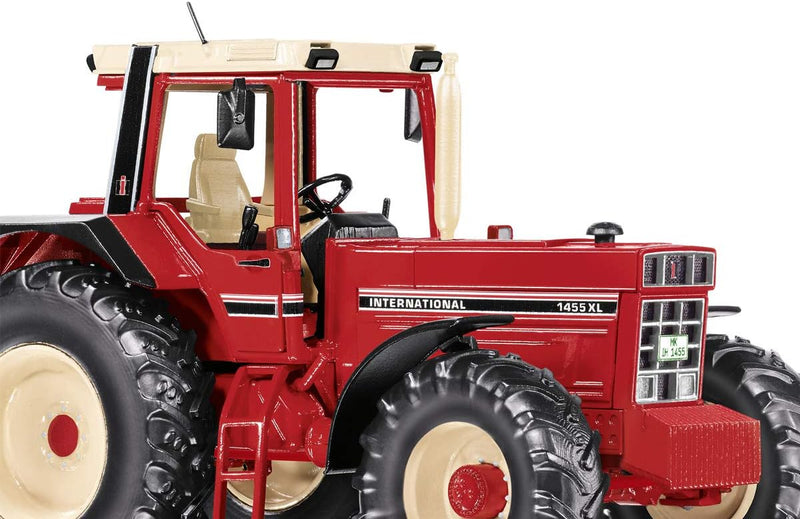 WIKING 077852 IHC 1455 XL Modelltraktor, 1:32, Metall/Kunststoff, Ab 14 Jahre, Auswechselbare Auspuf