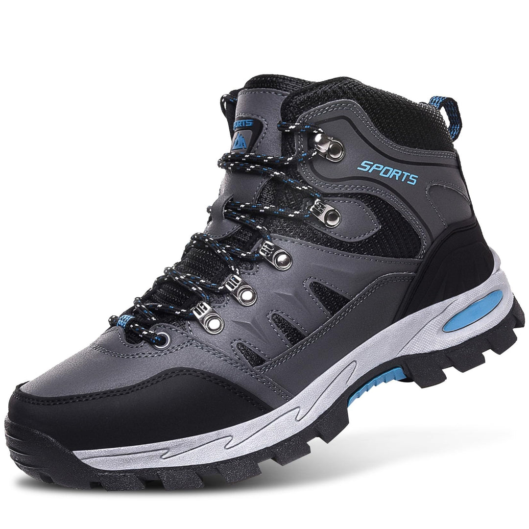 Littleplum Herren Winterschuhe Warm Gefüttert Outdoor Camping Wanderschuhe Herren Wasserdicht Trekki
