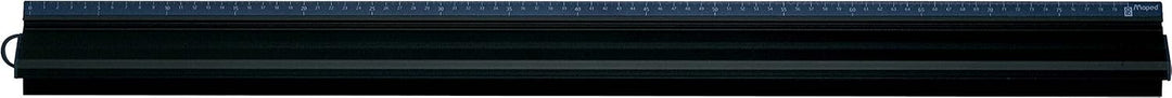Maped M178080 - Schneidlineal Quadra, 80 cm aus Aluminium, schwarz