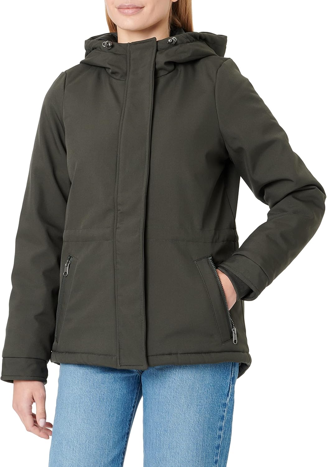 VERO MODA Damen Vmcleanmilan Short Jacket Noos Kurze Jacke, Peat, S EU