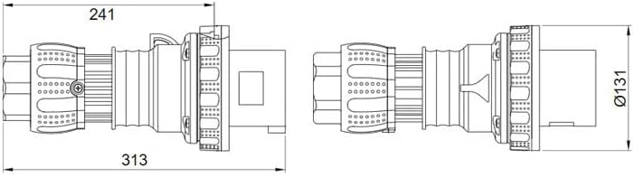SPINA MOB.HP IP67 3P+N+T 125A 400V 6H GW60061H