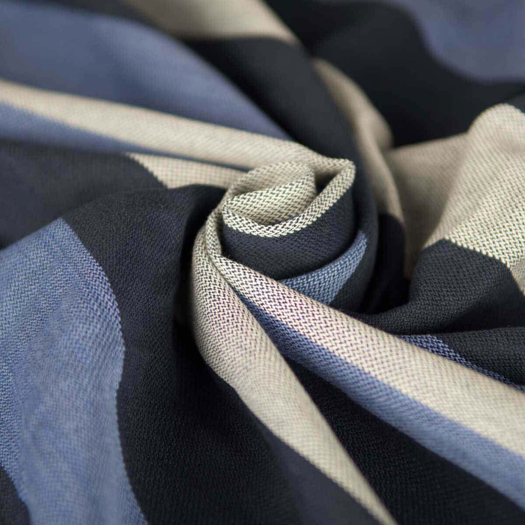 Hoppediz Ring-Sling, Baby-Tragetuch ab Geburt, 100 % schadstoffgeprüfte Baumwolle, Design Montreal,