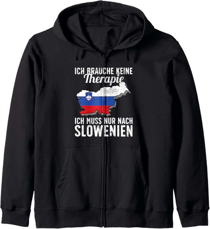 Slowenische Flagge I Slowenien Urlaub I Slowenien Kapuzenjacke