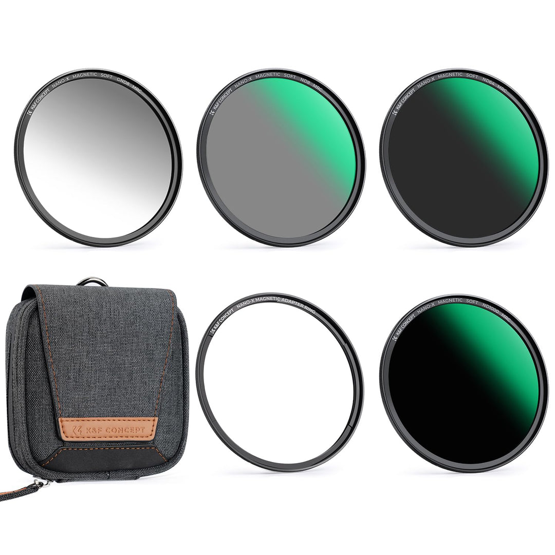 K&F Concept Magnetic Filter Set Nano X-Serie 82mm Magnetisches Schnellwechsel System Quick Swap Syst