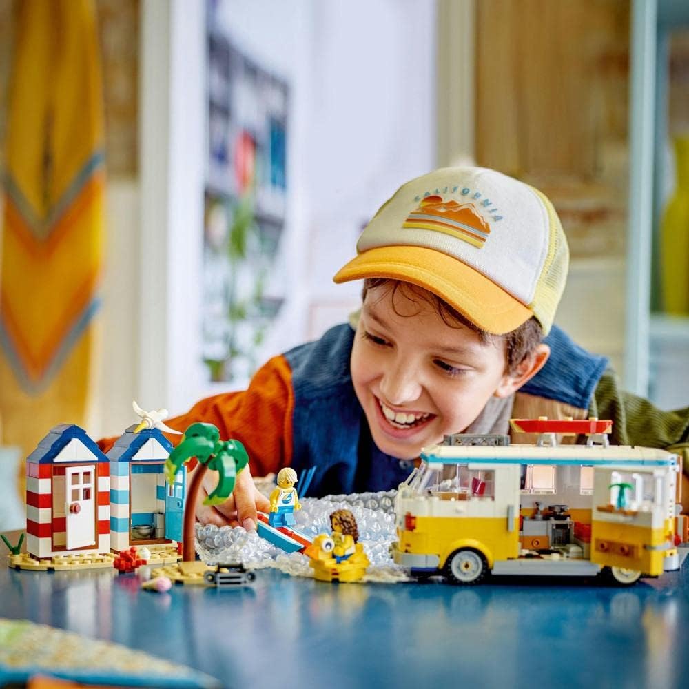 LEGO Creator 31138 Strandcampingbus Bauset für Kinder ab 4 Jahren