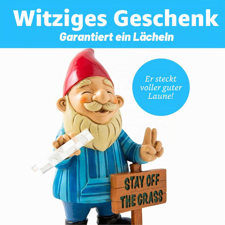 BigMouth Inc Marihuana Gartenzwerg, Mehrfarbig, Marihuana