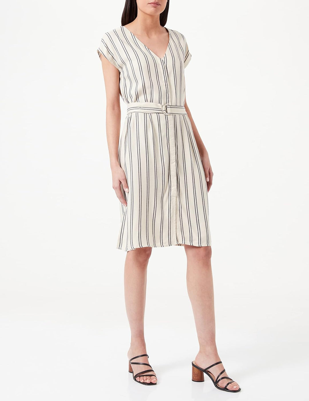 SPARKZ COPENHAGEN Damen Hattie Dress Kleid XL Elfenbein (Off White 002), XL Elfenbein (Off White 002
