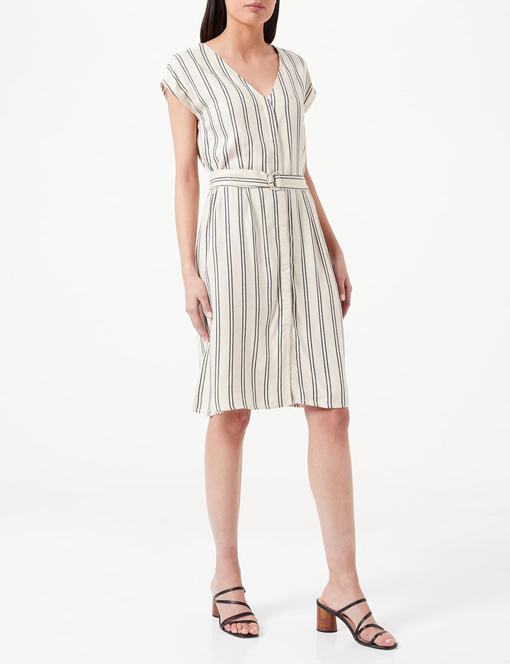 SPARKZ COPENHAGEN Damen Hattie Dress Kleid XL Elfenbein (Off White 002), XL Elfenbein (Off White 002