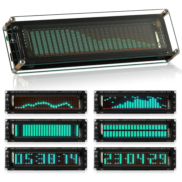 Nobsound AK2515 Music Spectrum Audio 15 Level Indicator VU Meter Screen Amplifier VFD LED Display Ve