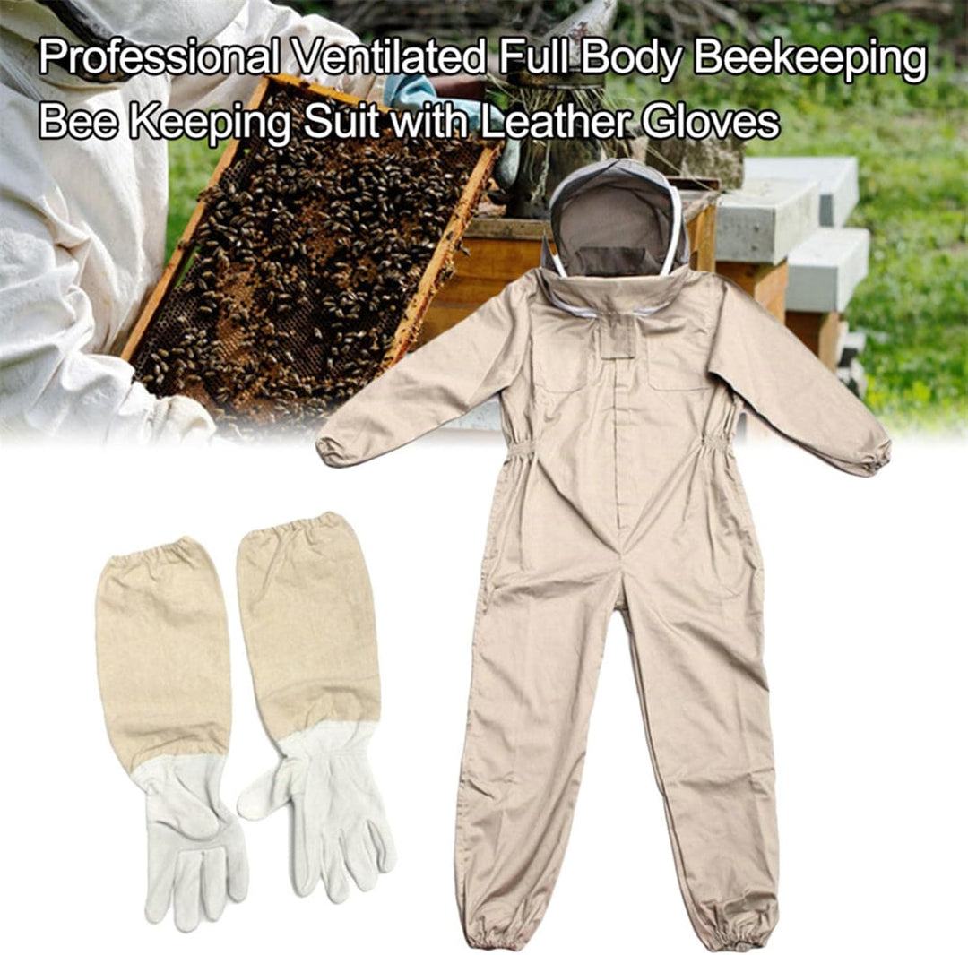 Imkeranzug, professionelles Imker-Kostü , mit Handschuhen & Schutzvorrichtung, Bienenzuchtanzug für