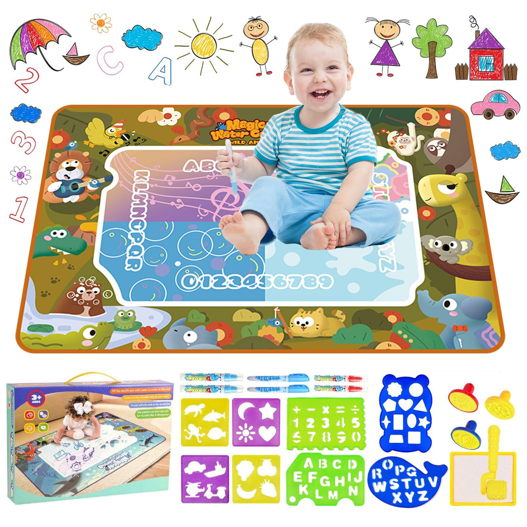 Aqua Wasser Doodle Matte,150×100cm Aqua Magic Doodle Painting Mat,Drawing Matte mit Wasserstift Werk