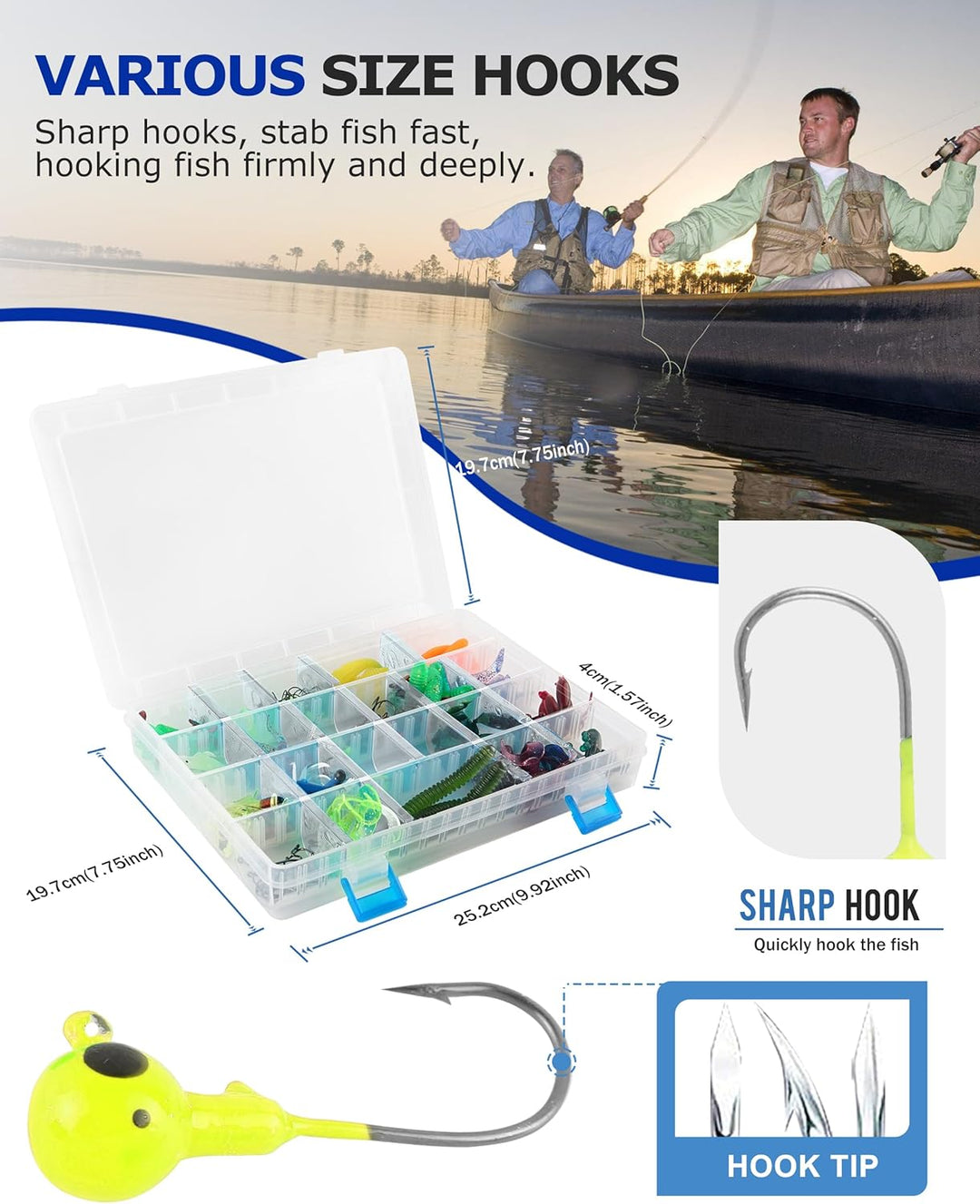 Fischköder Kunstköder Set, Angelköder Meer Wobbler Gummifisch Minnow Crankbait Barsch Forelle Hecht