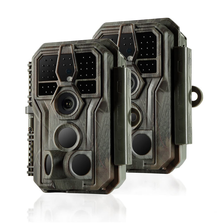 2tlg. Jagdkameras 32MP 1296P mit Nachtsicht 120° Weitwinkel 0,1sec Erfassungsgeschwindigkeit IP66 Wa