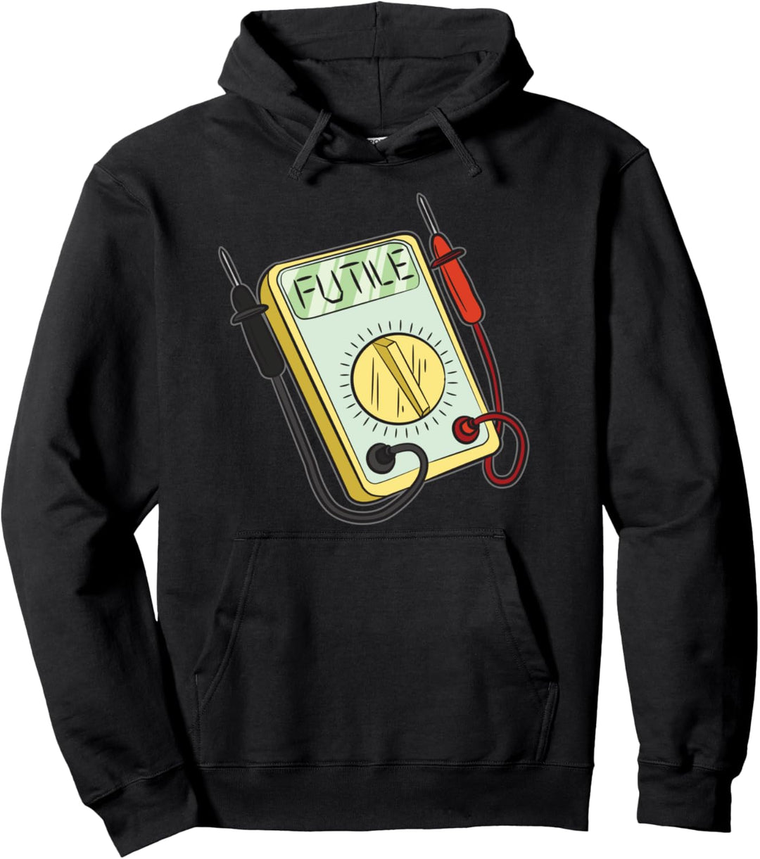 Lustiger Elektriker Witz | Strommessgerät Spannungsprüfer Pullover Hoodie