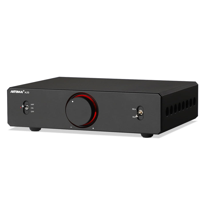 AIYIMA A20 Symmetrischer Stereoverstärker mit HPF-Einstellung Home HiFi 2.0/2.1 TPA3255 Desktop-Vers