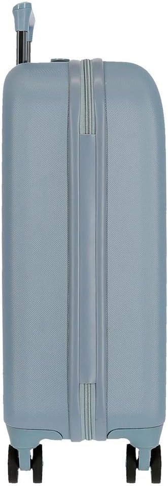 Movom Riga Kabinenkoffer Blau 40x55x20 cms Hartschalen ABS Kombinationsschloss 37L 2,8Kgs 4 Doppelrä