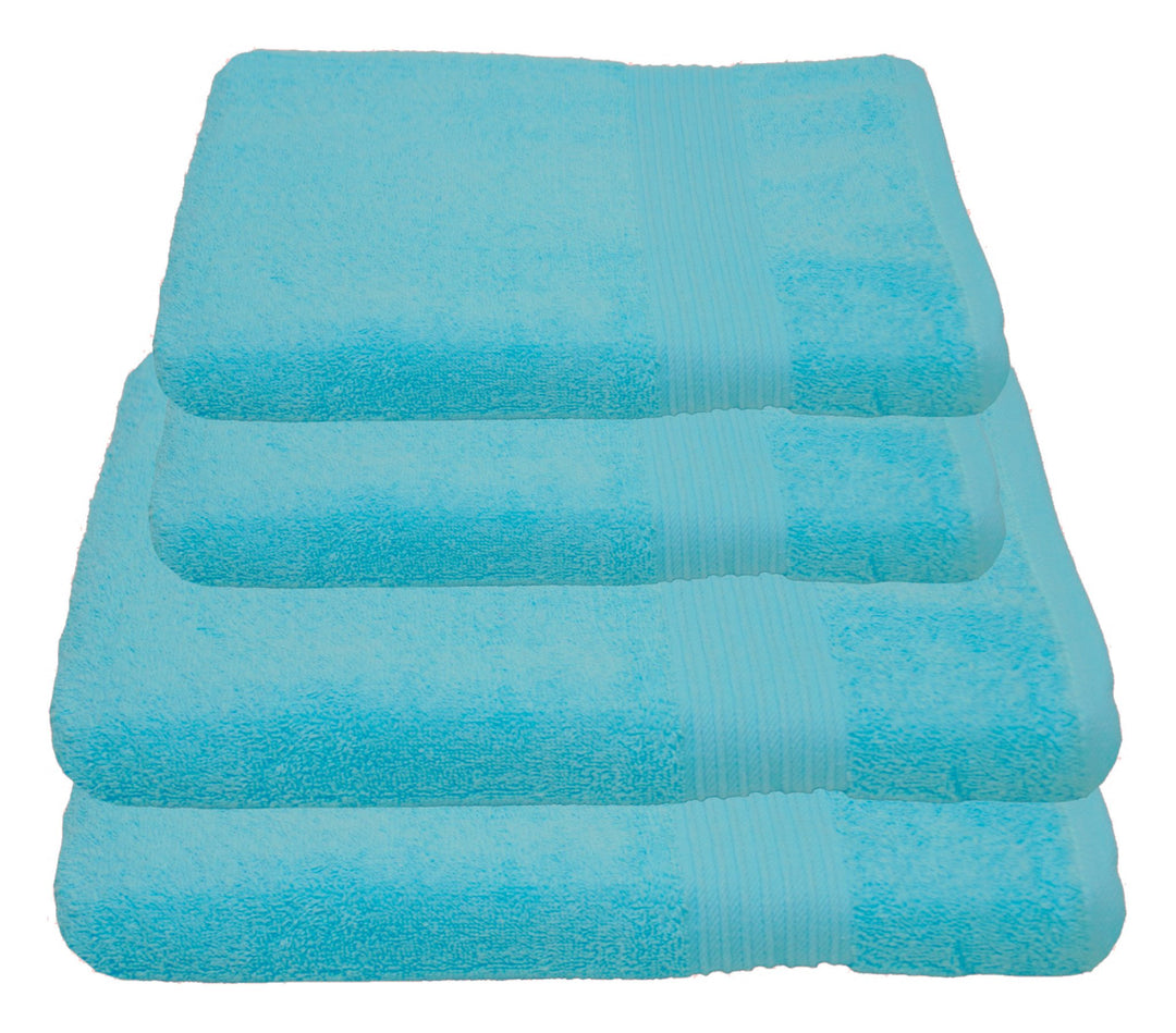 Julie Julsen Handtuch Set 2X Duschtuch 2X Handtuch Babyblau/in 23 Farben erhältlich weich und saugst