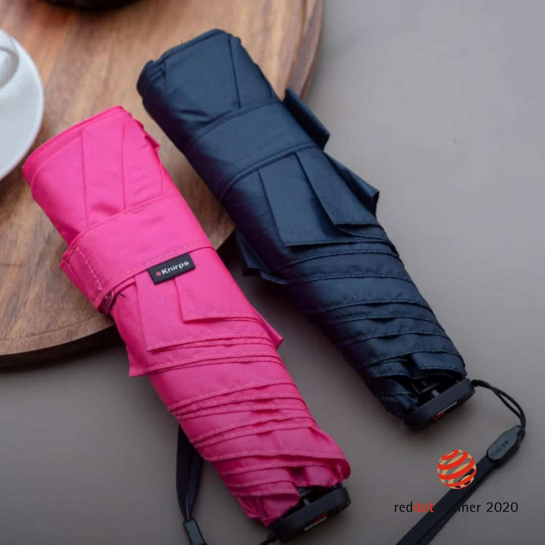 Knirps Taschenschirm Ultra US.050 Slim Manual – Ultra leicht und flach – Sturmfest – Windproof – 21