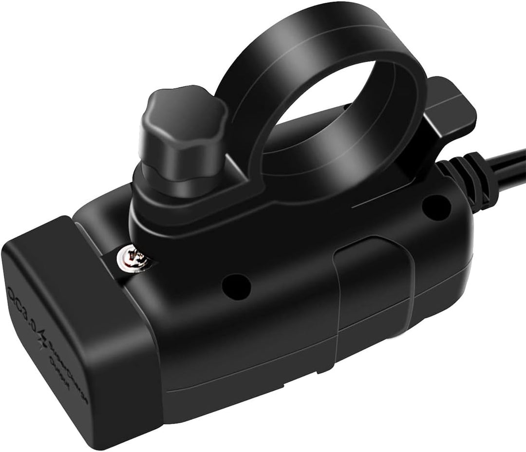 Motorrad USB Steckdose Wasserdicht mit Voltmeter und Schalter Auto Ladegerät für Motorrad SUV DC12V