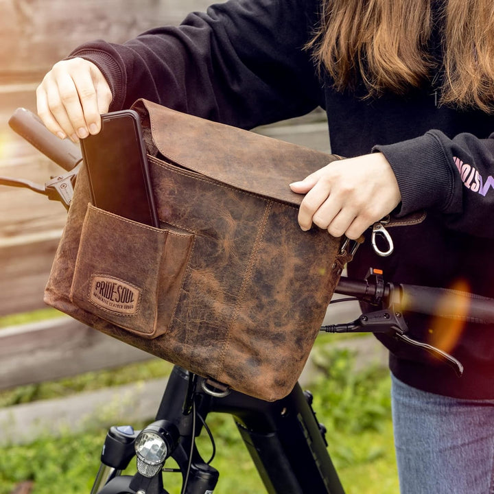 fixbag FB1146165 - Fahrrad-Umhängetasche mit Klickfix Adapterplatte + Lenker Adapter fürs Fahrrad, L