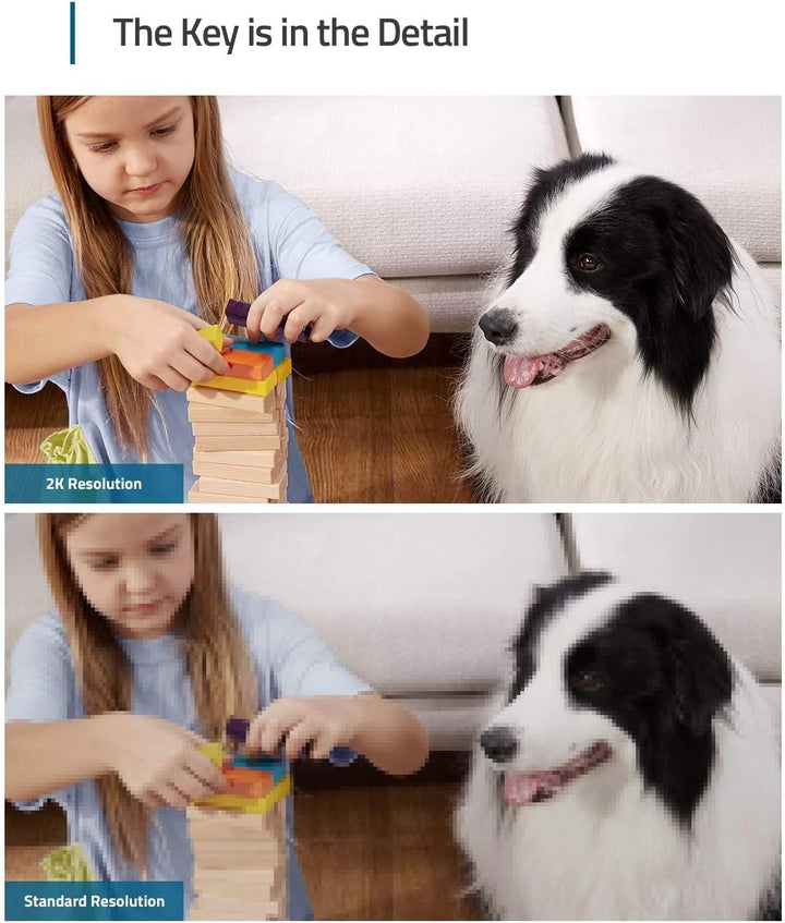 eufy Security Solo IndoorCam P24, 2K Überwachungskamera, Schwenk-Neige-Sicherheitskamera, WLAN, Pers