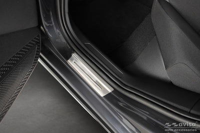 Inox door sill protectors compatible with Volkswagen Taigo 2021- 'Exclusive Edition' - 4-pieces