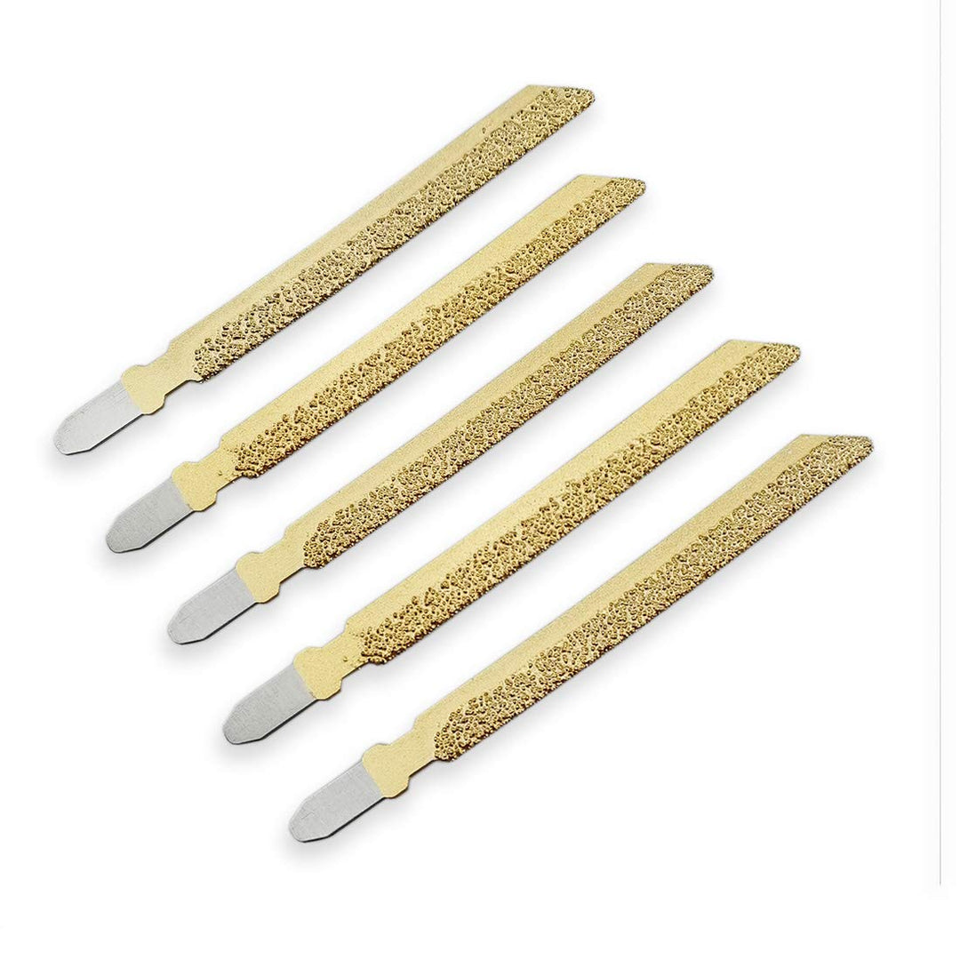 SHDIATOOL Diamant-Stichsägeblätter für Granit Marmor Fliesen Ziegel Kunststoff 5pcs 4 Zoll / 100mm H