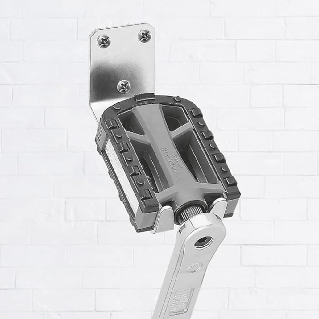 POINT Fahrrad Wandhalter (Pedalaufhängung), inkl. Bef. Material, doppelpack Wandhalter Paar, Wandhal