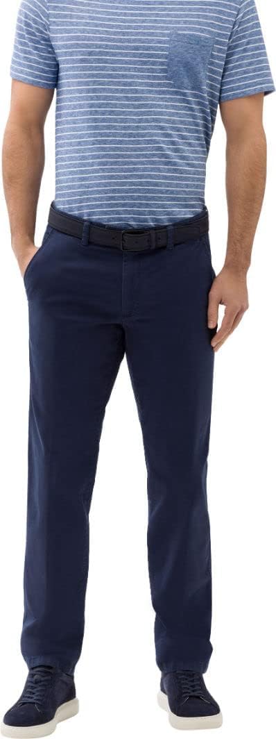 EUREX by Brax Herren Jim Cotton Daily Friend Hose 40W / 34L Blau, 40W / 34L Blau