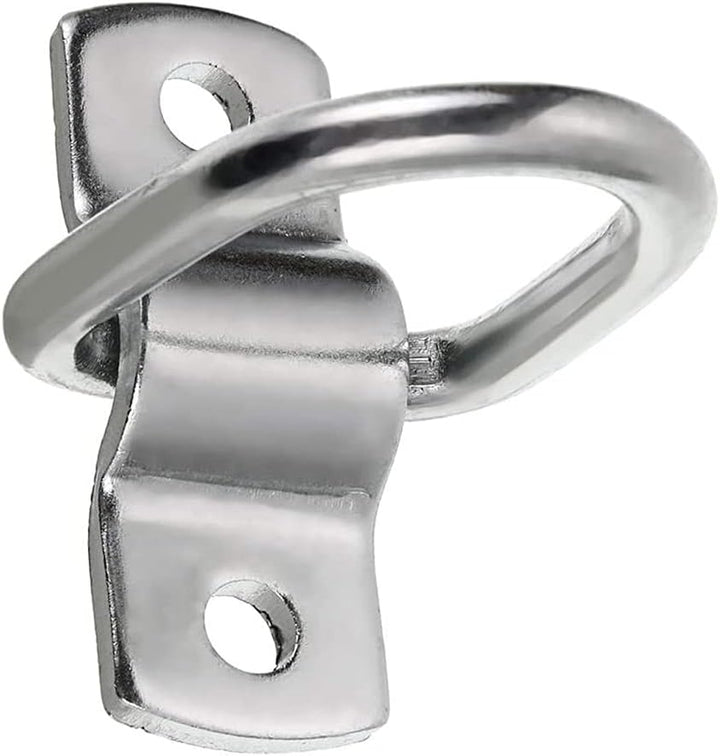 10 Stück D-Ring-Spanngurte 6,35 mm (1/4 Zoll), robuste Spannringe mit Befestigungsbügel für Ladungen