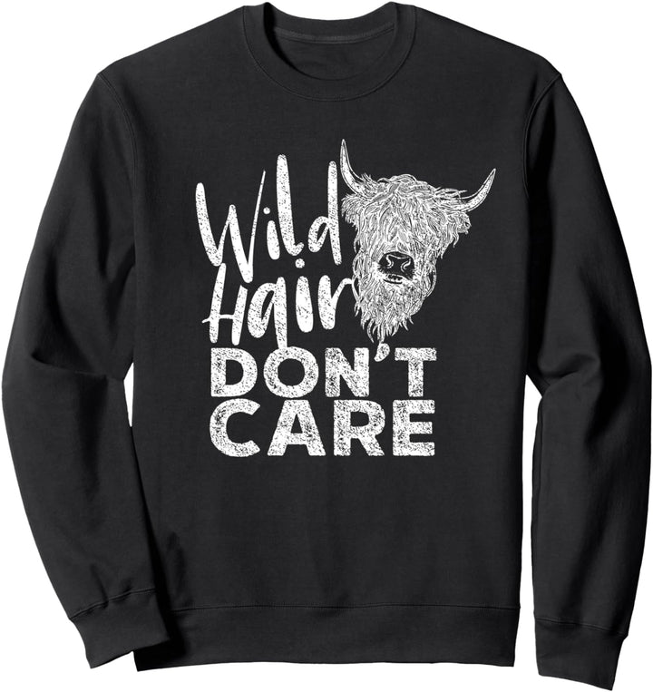 Highland Cow - Wildhaar Bull Scottish Highland Cattle Sweatshirt