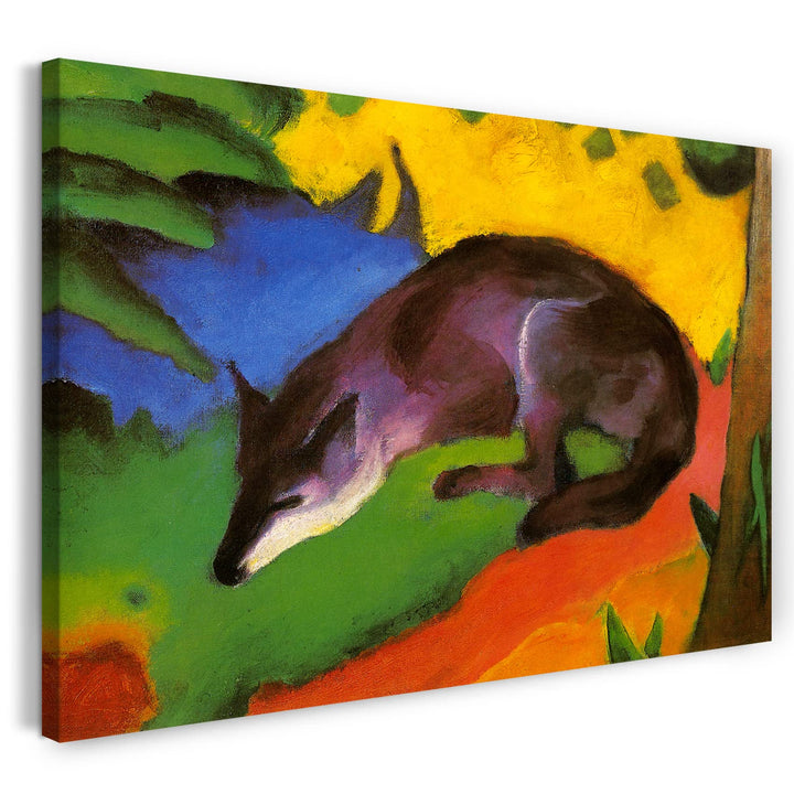 Printed Paintings Leinwand (80x60cm): Franz Marc - Fuchs (1911) 80x60 cm, 80x60 cm