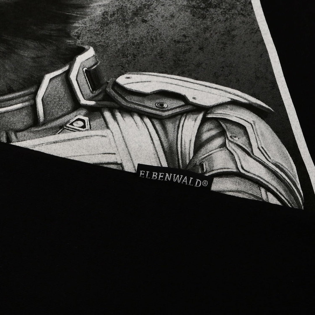 Elbenwald Marvel T-Shirt mit verschiedenen Motiven für Herren Damen Unisex Baumwolle schwarz XL Rock