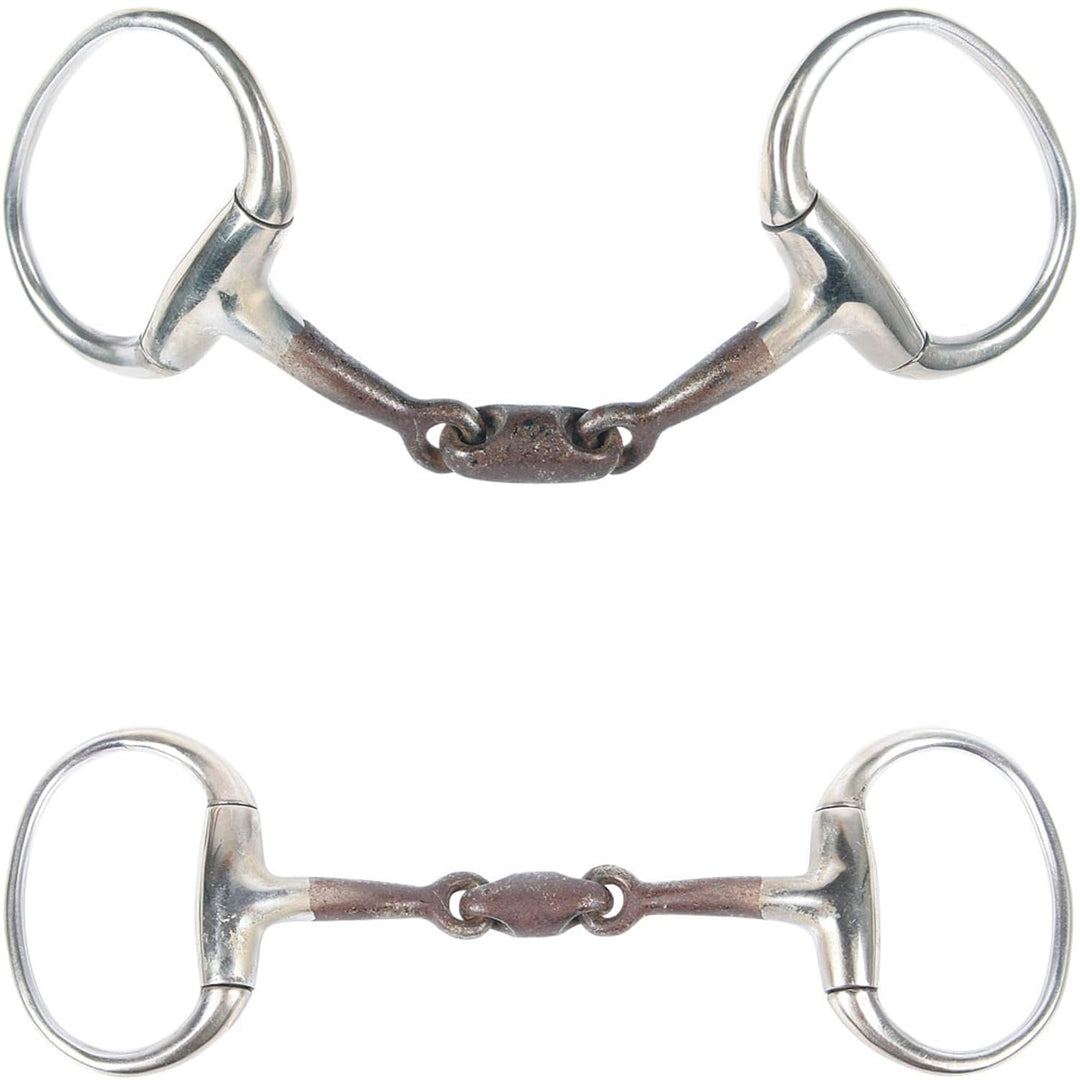 Harry´s Horse Olivenkopftrense Sweet Iron doppelt gebrochen 13mm, Grösse:13.5